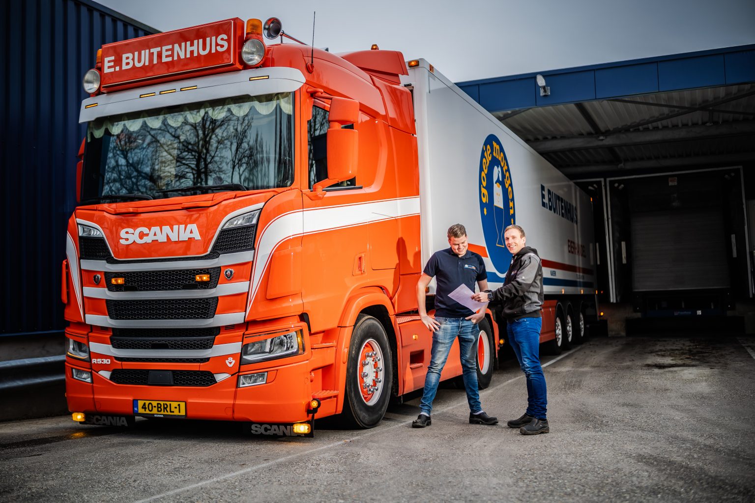 Aan het werk bij E. Buitenhuis Eierhandel
